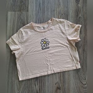 Women's Levi's® Cropped Jordie‎ Daisy Large Like New Summer Casual